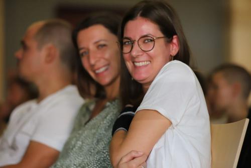 Janina Rauber (l., Ganztag) und Laura Fleck, Schulsozialpädagogin